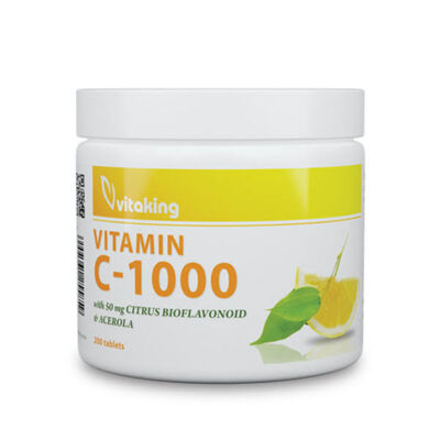 Vitaking C-vitamin 1000mg bioflavonoiddal 200db