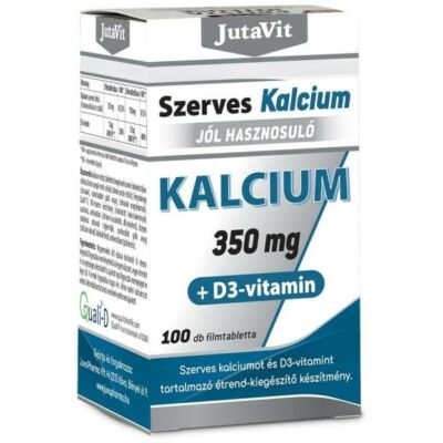 Jutavit Szerves kalcium 350mg+D3-vitamin 100db
