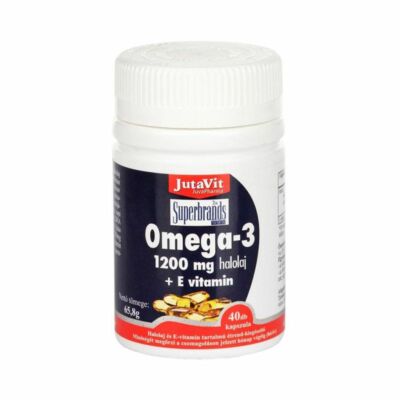 Jutavit Omega-3 halolaj+E-vitamin