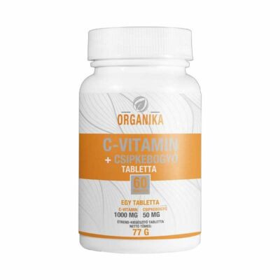 Organika c-vitamin+csipkebogyó tabletta 60db