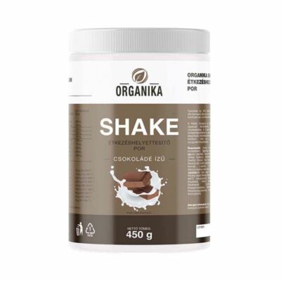 Organika shake por csokoládé ízű 450g