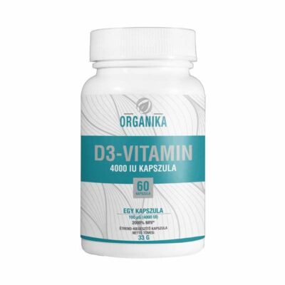 Organika d3-vitamin 4000 iu kapszula 60db