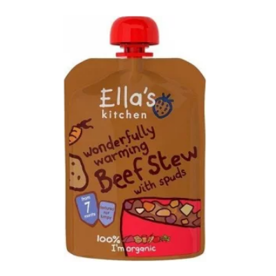 Ellas Kitchen bio marhapörkölt krumplival bébiétel 130g